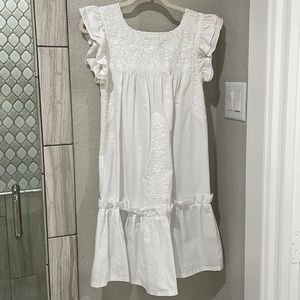Mi Golondrina White Dress